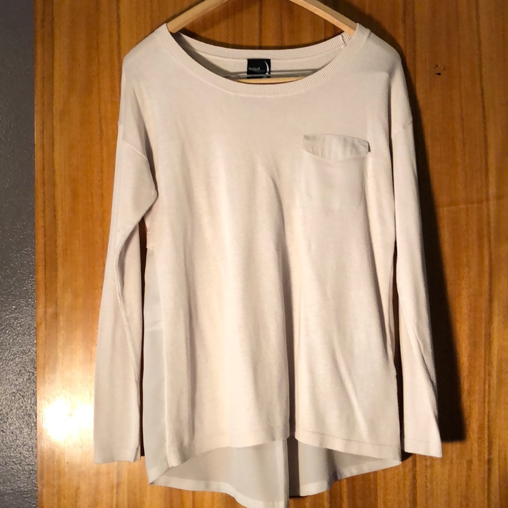 Beige lightweight sweater